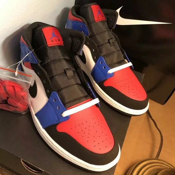 Nike Air Jordan 1 Mid Bred Top 3 - Picture 2 of 6